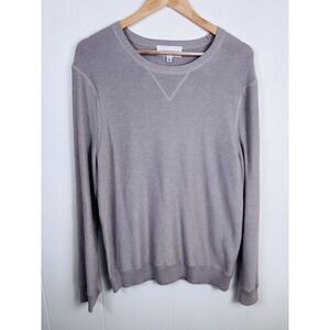 Mott‎ & Bow Cotton Wool Blend Men's Large Crewneck Sweater Taupe